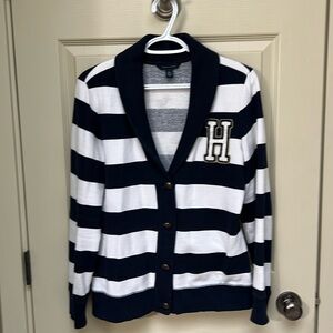 Ladies TOMMY HILFIGER VARSITY Cardigan SWEATER